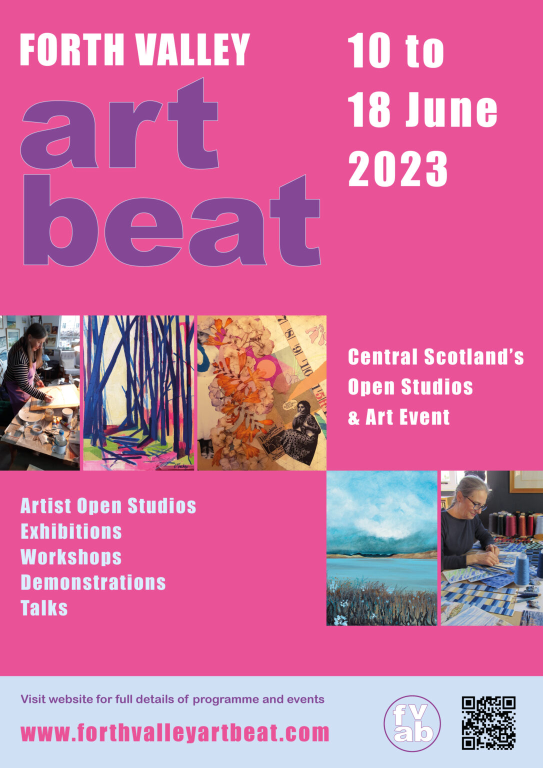 2023 Programme now announced Forth Valley Art Beat